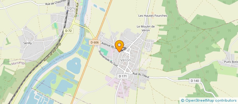 localisation de l'entreprise MONSIEUR CHRISTIAN MASSY  VERON