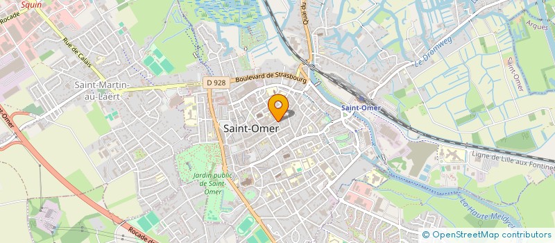 localisation de l'entreprise MONSIEUR CHRISTIAN MATEI  SAINT-OMER