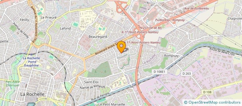 localisation de l'entreprise MONSIEUR CHRISTIAN MATHE  LA ROCHELLE