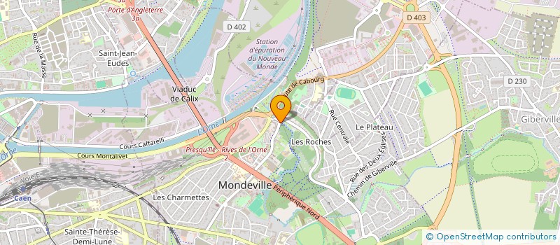 localisation de l'entreprise MONSIEUR CHRISTIAN MATHIEU à MONDEVILLE