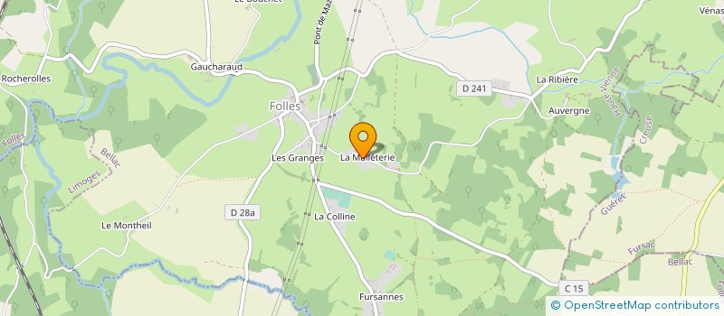 localisation de l'entreprise MONSIEUR CHRISTIAN MATHIEU à SAINT-PARDOUX-LE-LAC