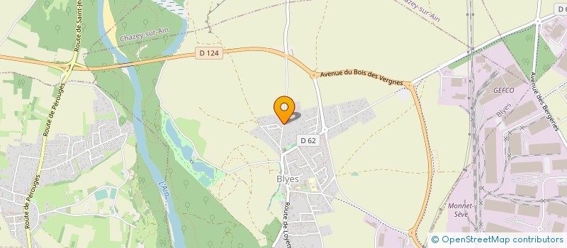 localisation de l'entreprise MONSIEUR CHRISTIAN MATHON  BLYES