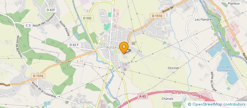 localisation de l'entreprise MONSIEUR CHRISTIAN MATTERA  AOSTE