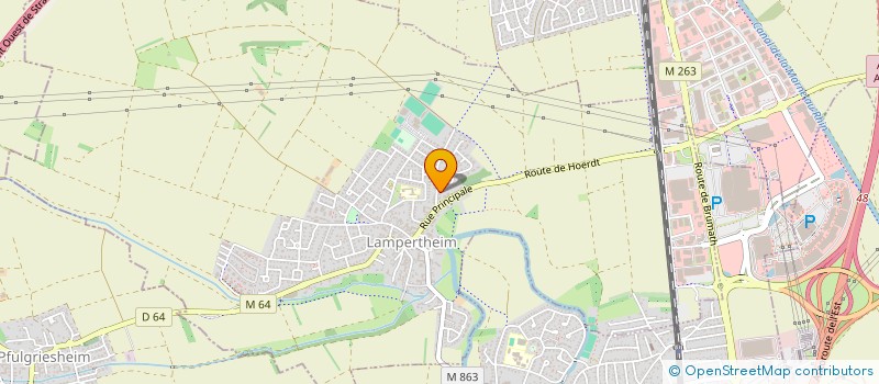 localisation de l'entreprise MONSIEUR CHRISTIAN MATZINGER  LAMPERTHEIM