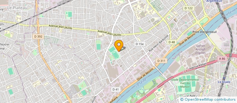 localisation de l'entreprise MONSIEUR CHRISTIAN MAUDUIT  ARGENTEUIL