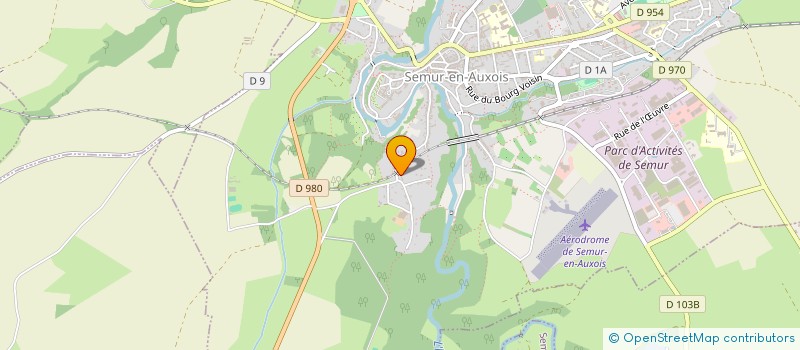 localisation de l'entreprise MONSIEUR CHRISTIAN MAUFOUX  SEMUR-EN-AUXOIS