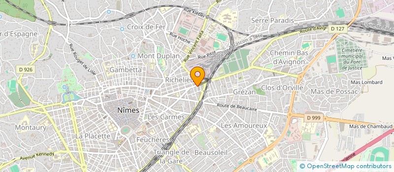 localisation de l'entreprise MONSIEUR CHRISTIAN MAURAN  NIMES