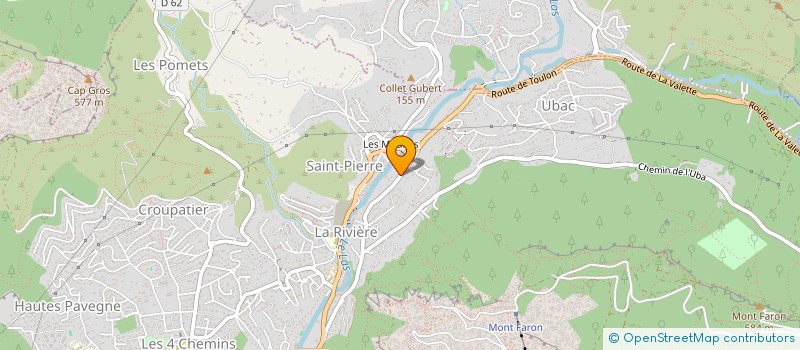 localisation de l'entreprise MONSIEUR CHRISTIAN MAUREL  TOULON