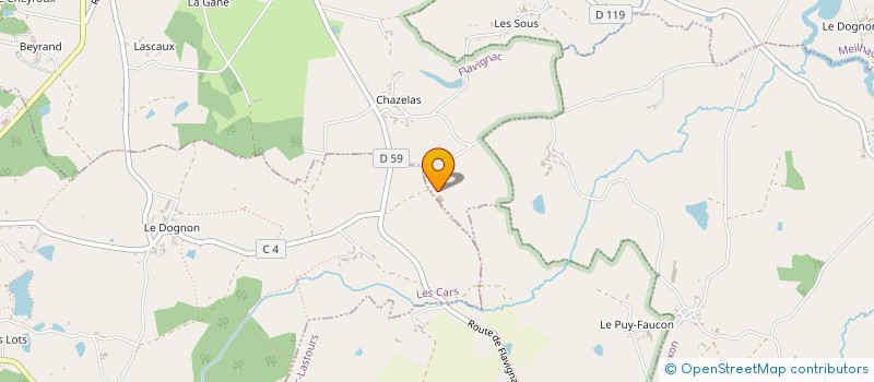 localisation de l'entreprise MONSIEUR CHRISTIAN MAURY  FLAVIGNAC