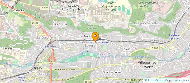 localisation de l'entreprise MONSIEUR CHRISTIAN MAURY à PALAISEAU