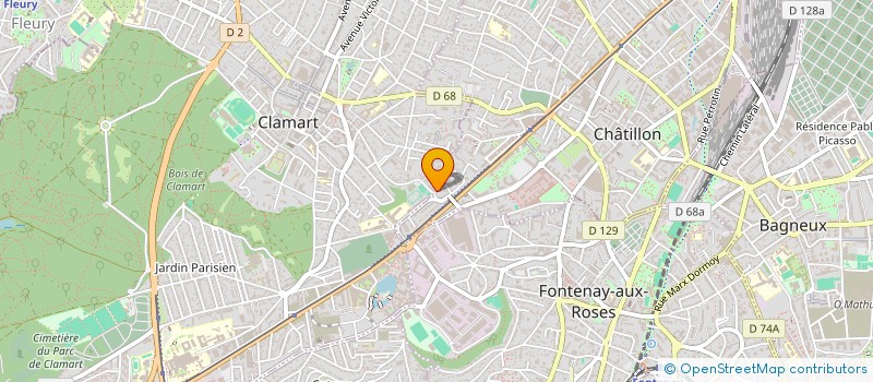 localisation de l'entreprise MONSIEUR CHRISTIAN MAURY à CLAMART