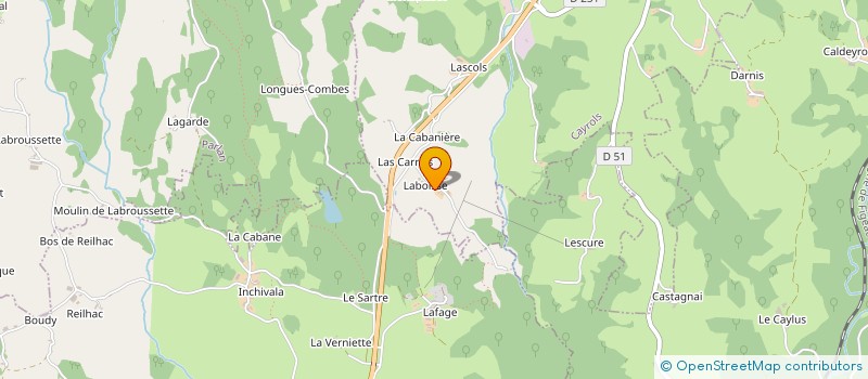 localisation de l'entreprise MONSIEUR CHRISTIAN MAZIC à CAYROLS