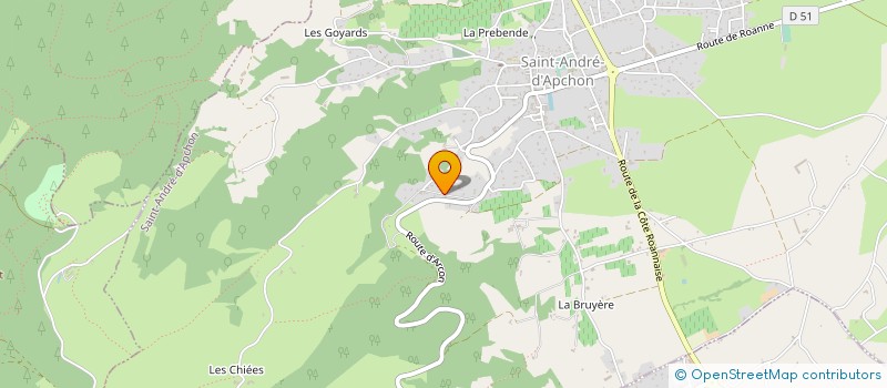 localisation de l'entreprise MONSIEUR CHRISTIAN MAZIOUX à SAINT-ANDRE-D APCHON