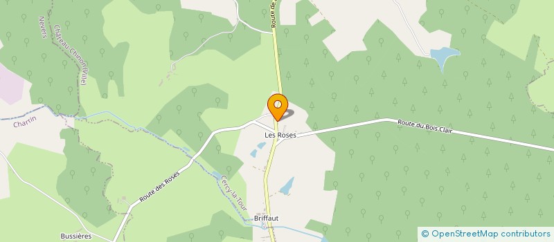 localisation de l'entreprise MONSIEUR CHRISTIAN MAZOIRE  CERCY-LA-TOUR