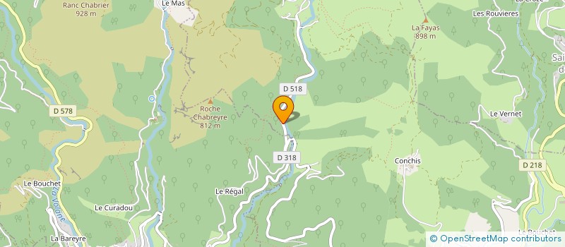 localisation de l'entreprise MONSIEUR CHRISTIAN MAZOYER  GENESTELLE