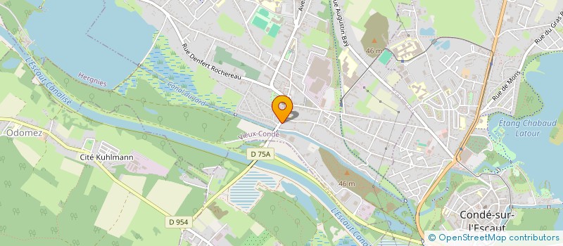 localisation de l'entreprise MONSIEUR CHRISTIAN MC CLURG  VIEUX-CONDE