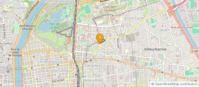 localisation de l'entreprise MONSIEUR CHRISTIAN MEASSON à VILLEURBANNE