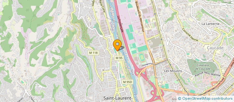 localisation de l'entreprise MONSIEUR CHRISTIAN MEILLEURAT  SAINT-LAURENT-DU-VAR