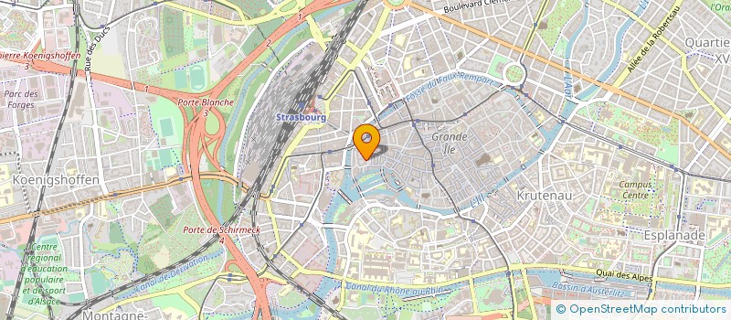 localisation de l'entreprise MONSIEUR CHRISTIAN MEISS à STRASBOURG