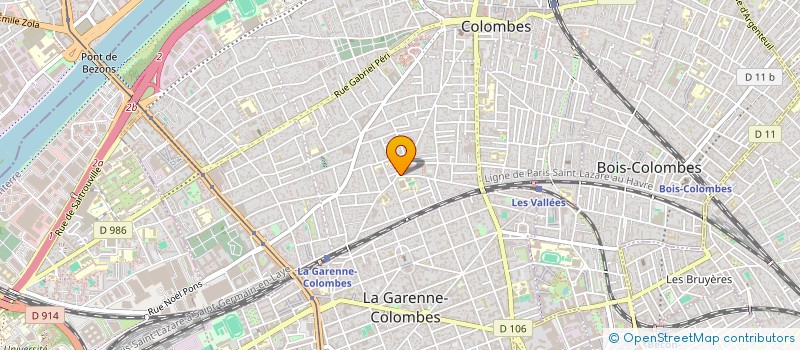 localisation de l'entreprise MONSIEUR CHRISTIAN MENAND à COLOMBES