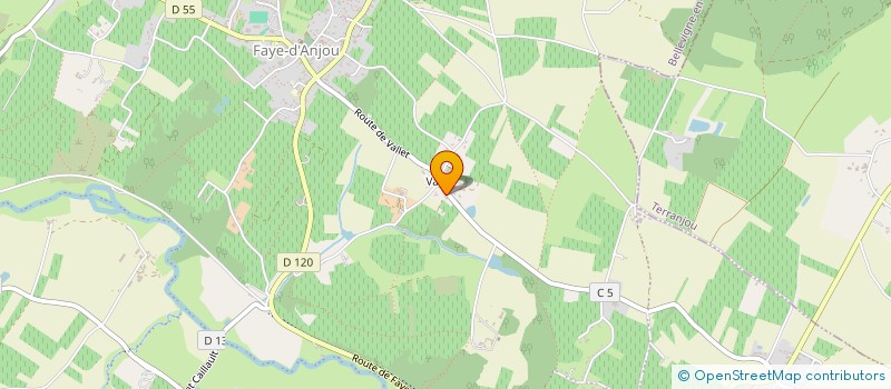 localisation de l'entreprise MONSIEUR CHRISTIAN MENARD à BELLEVIGNE-EN-LAYON