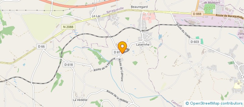 localisation de l'entreprise MONSIEUR CHRISTIAN MENEL  MANHAC