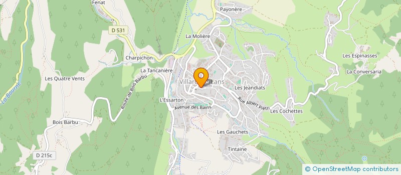 localisation de l'entreprise MONSIEUR CHRISTIAN MENISSIER à VILLARD-DE-LANS