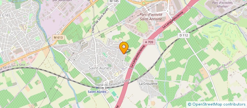 localisation de l'entreprise MONSIEUR CHRISTIAN MENUET  SAINT-AUNES