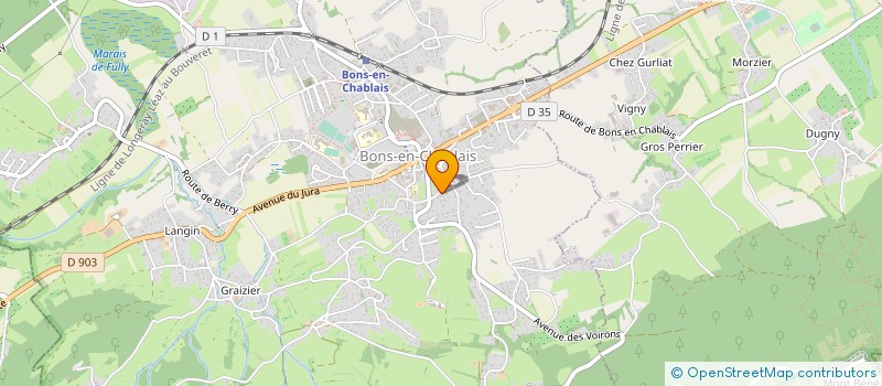 localisation de l'entreprise MONSIEUR CHRISTIAN MERANDON  LULLY