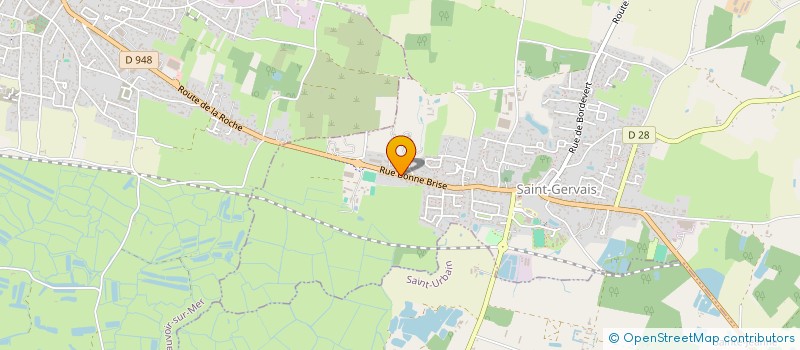 localisation de l'entreprise MONSIEUR CHRISTIAN MERCIER  SAINT-GERVAIS