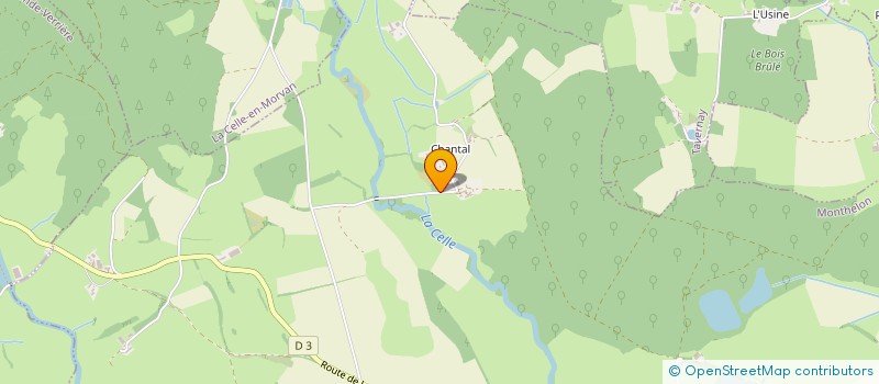 localisation de l'entreprise MONSIEUR CHRISTIAN MERLE  MONTHELON