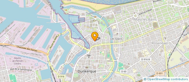 localisation de l'entreprise MONSIEUR CHRISTIAN MERLEN à DUNKERQUE