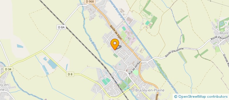 localisation de l'entreprise MONSIEUR CHRISTIAN MERY  BRAZEY-EN-PLAINE