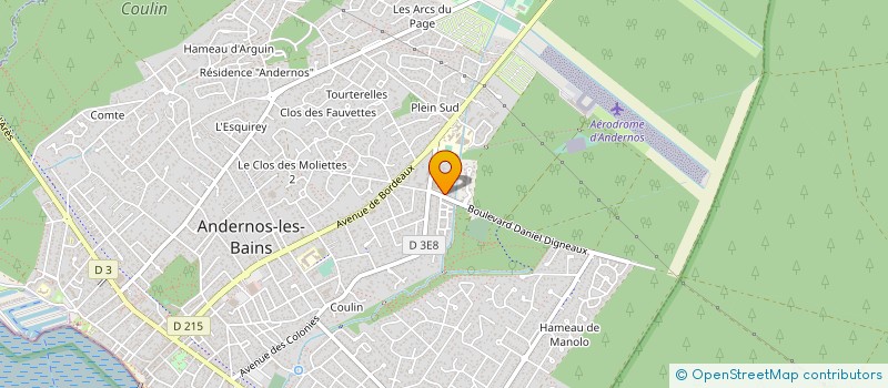 localisation de l'entreprise MONSIEUR CHRISTIAN MESTRE  ANDERNOS-LES-BAINS