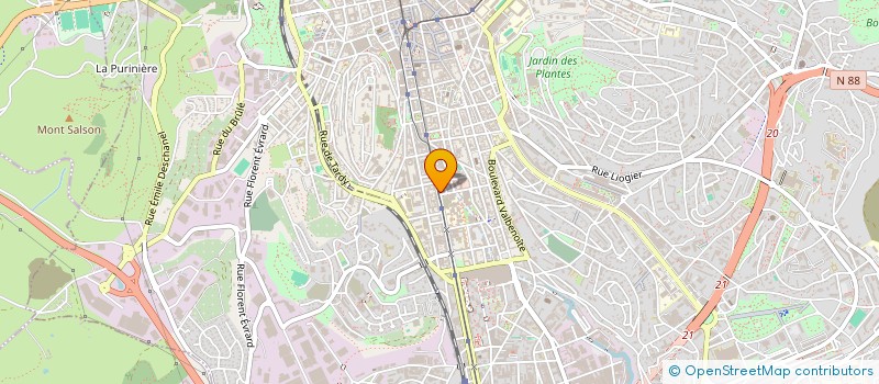 localisation de l'entreprise MONSIEUR CHRISTIAN METRAT  SAINT-ETIENNE