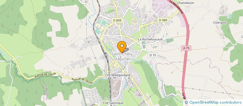 localisation de l'entreprise MONSIEUR CHRISTIAN METZGER à PRUNIERES