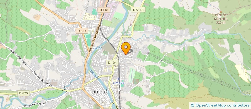 localisation de l'entreprise MONSIEUR CHRISTIAN MICCO à LIMOUX