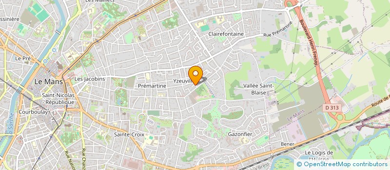 localisation de l'entreprise MONSIEUR CHRISTIAN MICHARD à LE MANS