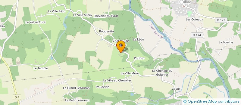 localisation de l'entreprise MONSIEUR CHRISTIAN MICHEL  SAINT-SERVANT