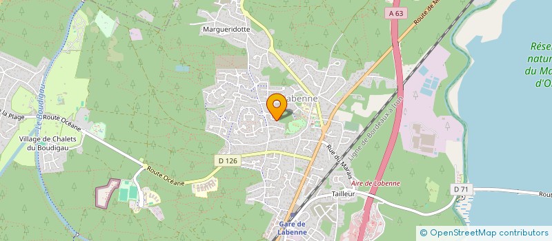 localisation de l'entreprise MONSIEUR CHRISTIAN MICHEL  LABENNE