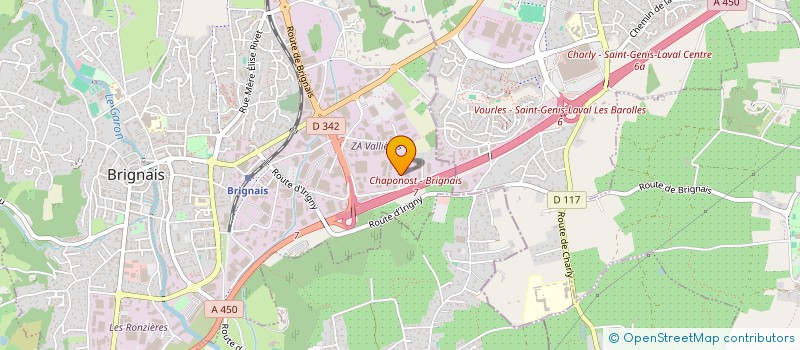 localisation de l'entreprise MONSIEUR CHRISTIAN MICHEL à BRIGNAIS
