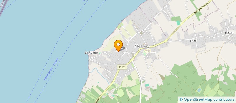 localisation de l'entreprise MONSIEUR CHRISTIAN MICHEL  MESSERY