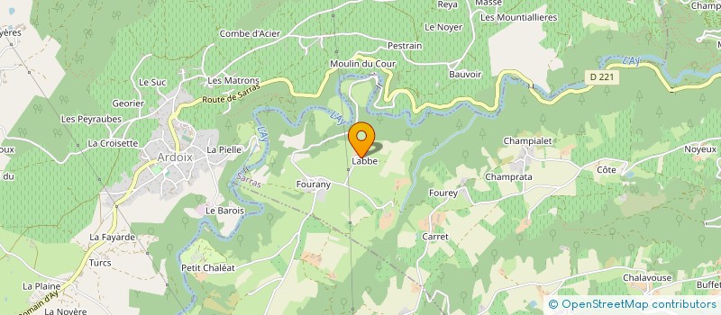 localisation de l'entreprise MONSIEUR CHRISTIAN MICOULET  SARRAS