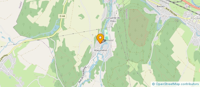 localisation de l'entreprise MONSIEUR CHRISTIAN MIDON  ARCHES