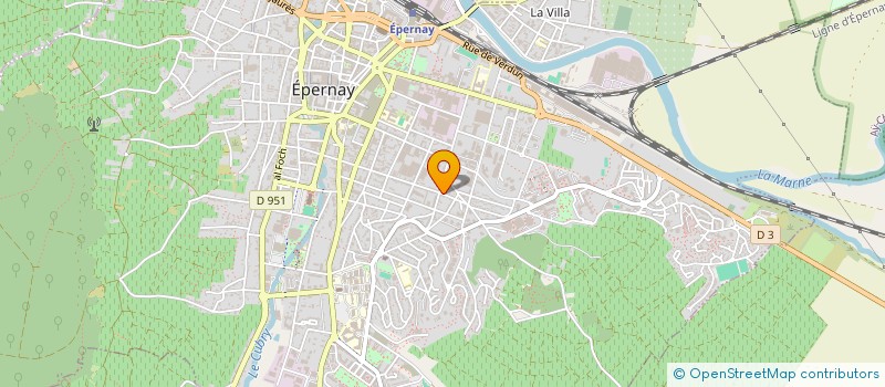 localisation de l'entreprise MONSIEUR CHRISTIAN MIEL  EPERNAY