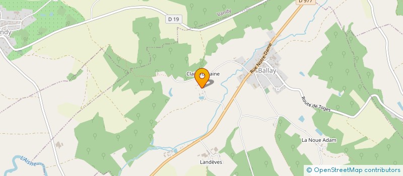 localisation de l'entreprise MONSIEUR CHRISTIAN MIELCAREK  BALLAY