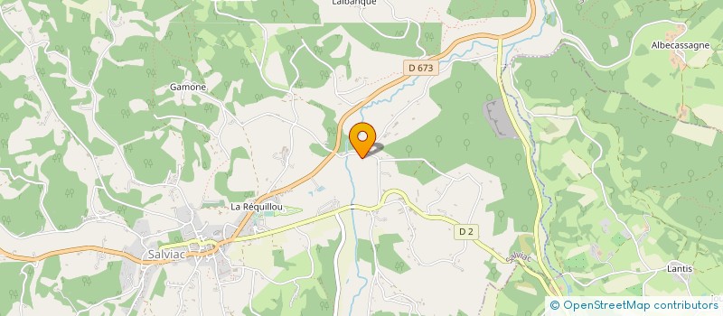 localisation de l'entreprise MONSIEUR CHRISTIAN MIELVAQUE à SALVIAC