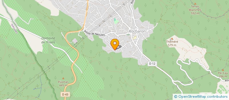 localisation de l'entreprise MONSIEUR CHRISTIAN MIFSUD  ROCBARON