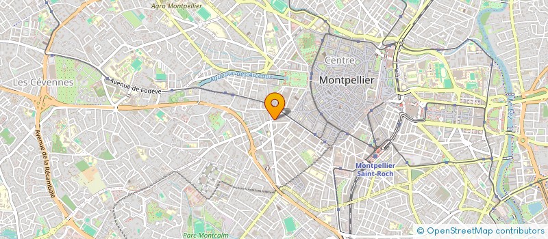 localisation de l'entreprise MONSIEUR CHRISTIAN MIGALLON à MONTPELLIER