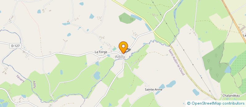 localisation de l'entreprise MONSIEUR CHRISTIAN MIGEON  ADILLY